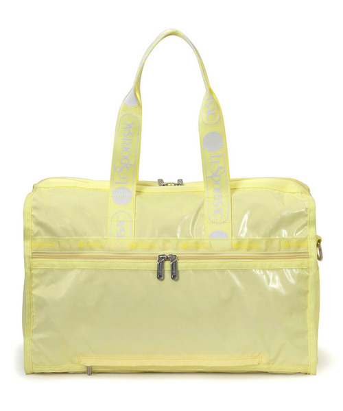LeSportsac(レスポートサック)の「DELUXE MED WEEKENDER MH ロゴジャガードライムスナイデル(ボストンバッグ・レディース・イエロー・FREE)」の10枚目の写真