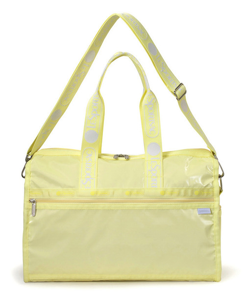 LeSportsac(レスポートサック)の「DELUXE MED WEEKENDER MH ロゴジャガードライムスナイデル(ボストンバッグ・レディース・イエロー・FREE)」の11枚目の写真