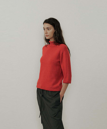Cashmere Turtle-neck Knit_Red