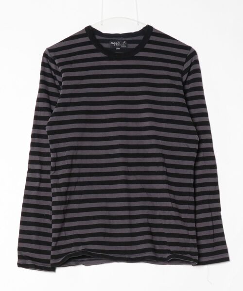 ブランド古着】ボーダー柄長袖カットソー（Tシャツ/カットソー 