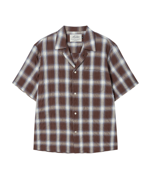 Beyond Closet（-）の「[COLLECTION LINE] エアリーシアサッカー チェック オープンカラー 半袖シャツ マルチ（Tシャツ/カットソー・メンズ・その他・MEDIUM/LARGE）」の3枚目の写真