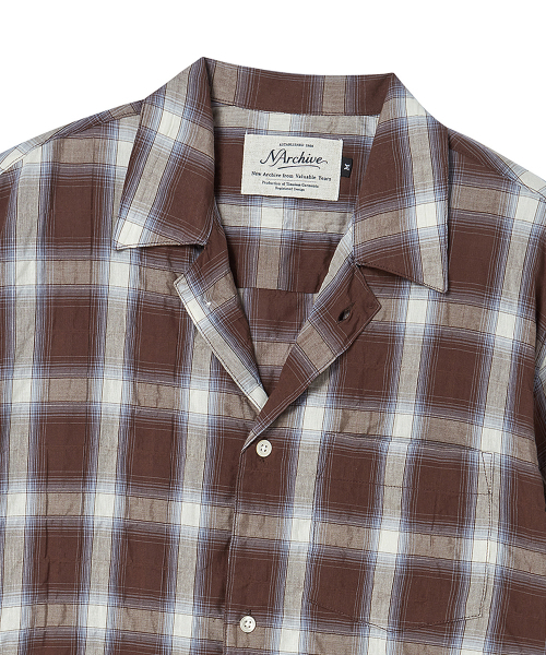 Beyond Closet（-）の「[COLLECTION LINE] エアリーシアサッカー チェック オープンカラー 半袖シャツ マルチ（Tシャツ/カットソー・メンズ・その他・MEDIUM/LARGE）」の6枚目の写真