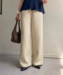 サマーツイードウエストドロストパンツ