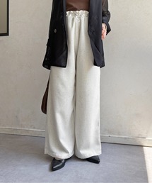 サマーツイードウエストドロストパンツ