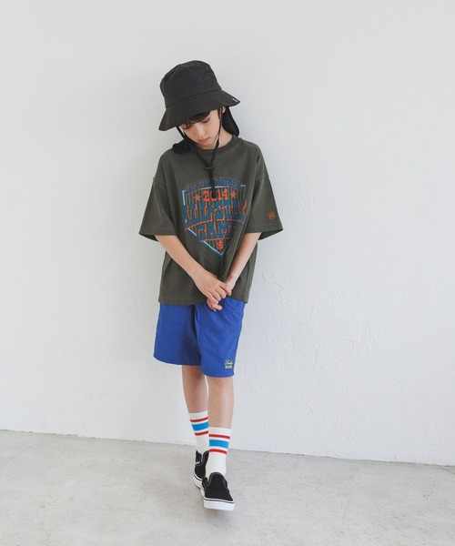 BAYFLOW（ベイフロー）の「[取り外し可能な顎紐＆日よけ付き♪]サンシェード2WAYハット(KIDS)（ハット・キッズ・ベージュ/ブラック・FREE）」の3枚目の写真