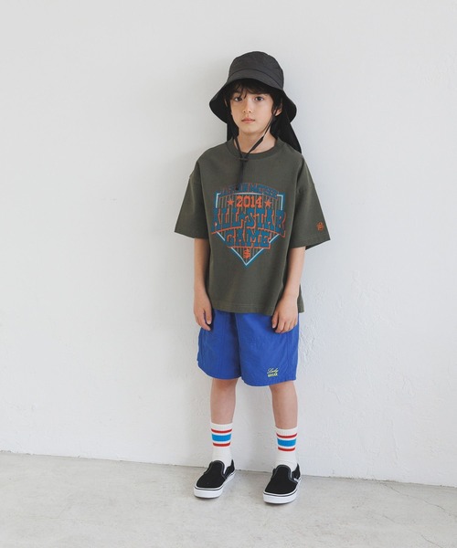 BAYFLOW（ベイフロー）の「[取り外し可能な顎紐＆日よけ付き♪]サンシェード2WAYハット(KIDS)（ハット・キッズ・ベージュ/ブラック・FREE）」の4枚目の写真