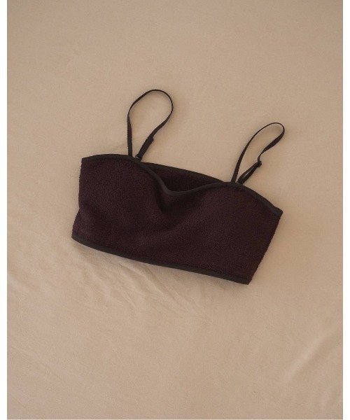 anuke(アンヌーク)の「Cupin Knit Bustier 62610520(チューブトップ・レディース・ブラウン/ブラック/ライトブルー/オフホワイト・FREE)」の3枚目の写真