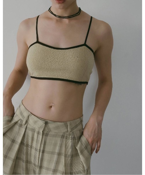 anuke(アンヌーク)の「Cupin Knit Bustier 62610520(チューブトップ・レディース・ブラウン/ブラック/ライトブルー/オフホワイト・FREE)」の16枚目の写真