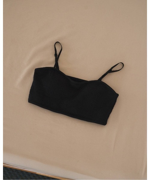 anuke(アンヌーク)の「Cupin Knit Bustier 62610520(チューブトップ・レディース・ブラウン/ブラック/ライトブルー/オフホワイト・FREE)」の19枚目の写真