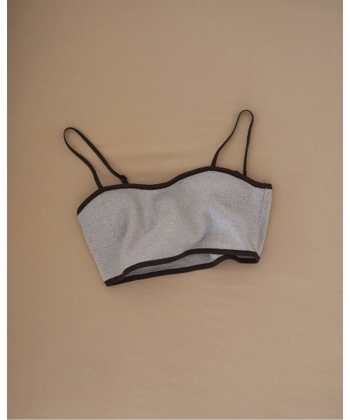 anuke(アンヌーク)の「Cupin Knit Bustier 62610520(チューブトップ・レディース・ブラウン/ブラック/ライトブルー/オフホワイト・FREE)」の20枚目の写真