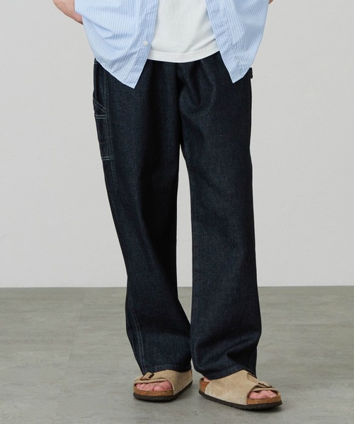 Lee(リー)の「Lee/リー COMFY PAINTER【SLIMからWIDEまで選べる4シルエット】(デニムパンツ・メンズ・ブルー/インディゴブルー・29/31/33/35)」の5枚目の写真