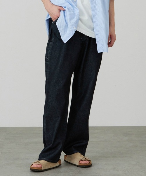 Lee(リー)の「Lee/リー COMFY PAINTER【SLIMからWIDEまで選べる4シルエット】(デニムパンツ・メンズ・ブルー/インディゴブルー・29/31/33/35)」の6枚目の写真