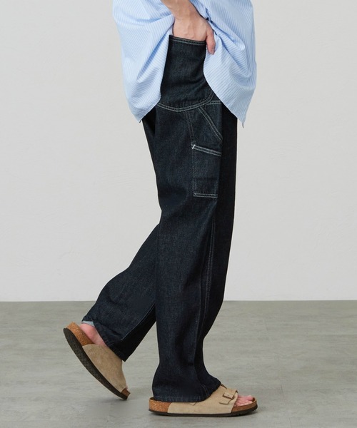 Lee(リー)の「Lee/リー COMFY PAINTER【SLIMからWIDEまで選べる4シルエット】(デニムパンツ・メンズ・ブルー/インディゴブルー・29/31/33/35)」の8枚目の写真