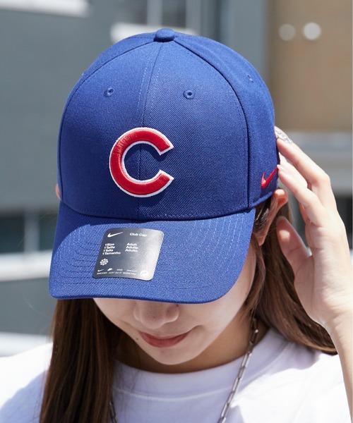 NIKE（ナイキ）の「NIKE/ナイキ DRI-FIT CLUB STRUCTURED CAP カーブバイザー ブランドロゴ キャップ メンズ 2026年 夏 夏服（キャップ・メンズ・ホワイト/ブラウン/ブルー/ブラウン系/ブルー系/ブルー系1/ブルー系2/ブルー系3/ブルー系4・M/L）」の5枚目の写真