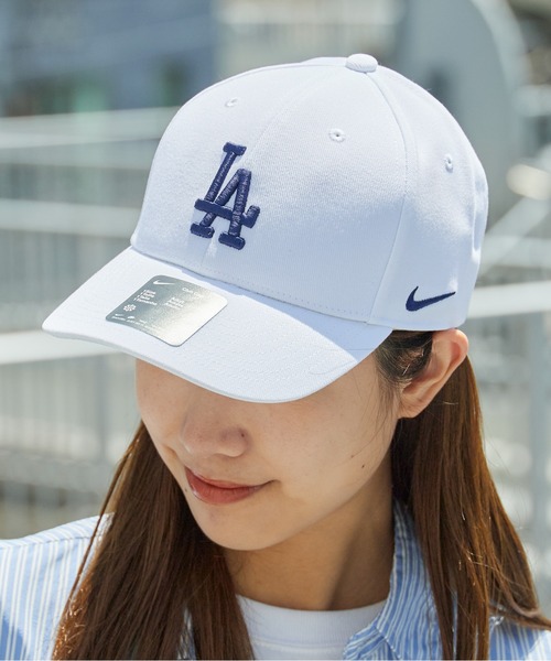 NIKE（ナイキ）の「NIKE/ナイキ DRI-FIT CLUB STRUCTURED CAP カーブバイザー ブランドロゴ キャップ メンズ 2026年 夏 夏服（キャップ・メンズ・ホワイト/ブラウン/ブルー/ブラウン系/ブルー系/ブルー系1/ブルー系2/ブルー系3/ブルー系4・M/L）」の12枚目の写真