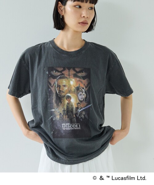 GALLEST(ギャレスト)の「【GOODROCKSPEED】STAR WARS EPISODE I / Print T-Shirt(Tシャツ/カットソー・レディース・チャコールグレー・38)」の4枚目の写真