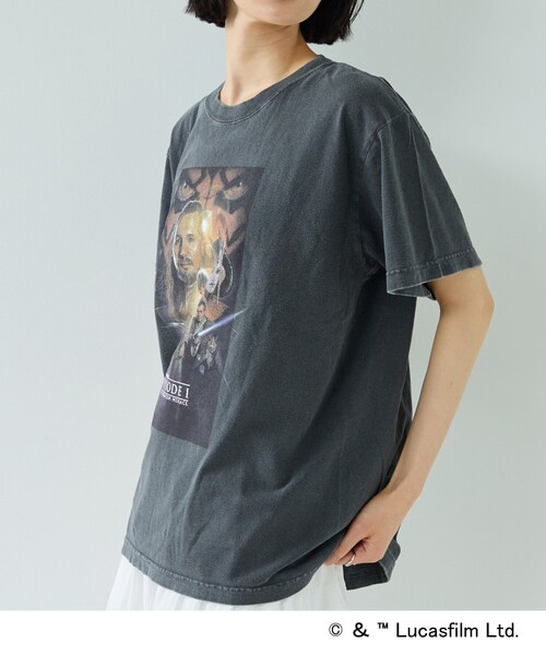 GALLEST(ギャレスト)の「【GOODROCKSPEED】STAR WARS EPISODE I / Print T-Shirt(Tシャツ/カットソー・レディース・チャコールグレー・38)」の5枚目の写真
