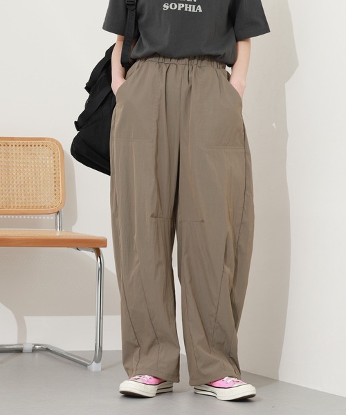 laulea(ラウレア)の「lauleaワッシャーベイカーパンツ(その他パンツ・レディース・キャメル/ベージュ/オフホワイト/モカ/ブラック・M)」の16枚目の写真
