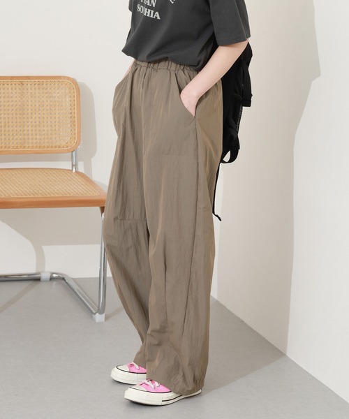 laulea(ラウレア)の「lauleaワッシャーベイカーパンツ(その他パンツ・レディース・キャメル/ベージュ/オフホワイト/モカ/ブラック・M)」の18枚目の写真
