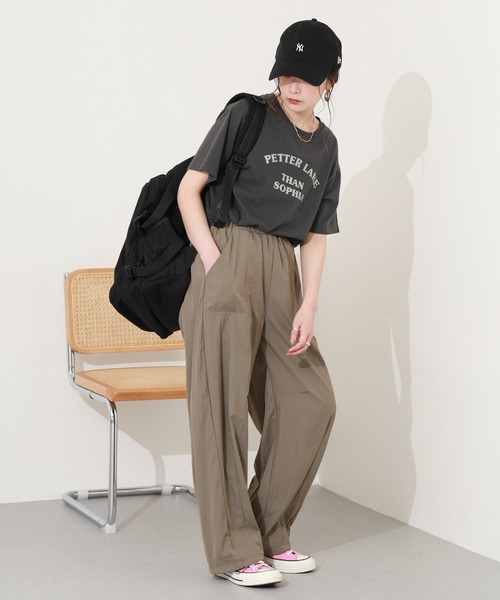 laulea(ラウレア)の「lauleaワッシャーベイカーパンツ(その他パンツ・レディース・キャメル/ベージュ/オフホワイト/モカ/ブラック・M)」の21枚目の写真