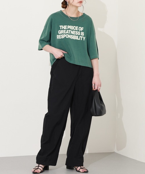 laulea(ラウレア)の「lauleaワッシャーベイカーパンツ(その他パンツ・レディース・キャメル/ベージュ/オフホワイト/モカ/ブラック・M)」の14枚目の写真