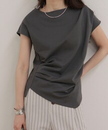 fredy emue | アシメデザインカットソーブラウス(Tシャツ/カットソー)