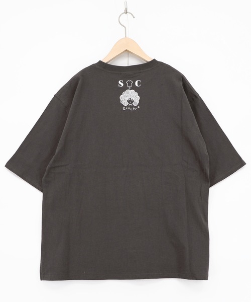 ScoLar（スカラー）の「162676：【イラスト募集】オアシスの夢柄Tシャツ（Tシャツ/カットソー・レディース・オフホワイト/チャコールグレー・M）」の12枚目の写真