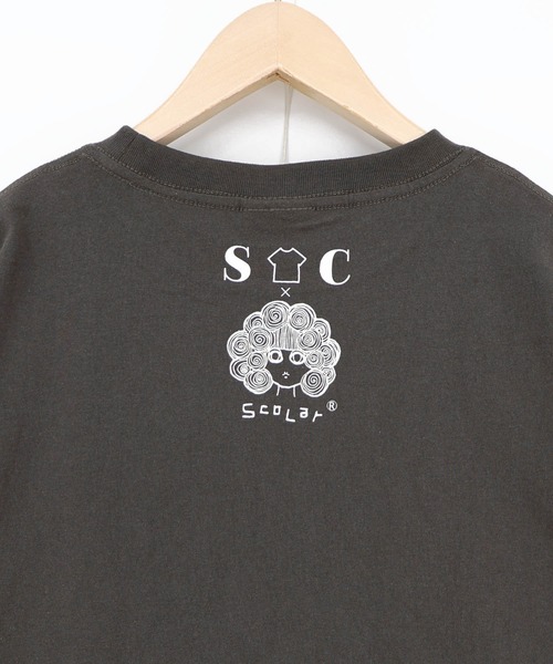 ScoLar（スカラー）の「162676：【イラスト募集】オアシスの夢柄Tシャツ（Tシャツ/カットソー・レディース・オフホワイト/チャコールグレー・M）」の18枚目の写真