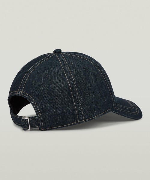 G-STAR(ジースター)の「Avernus Baseball Cap/ブランドロゴデニムベースボールキャップ(キャップ・メンズ・ダークインディゴブルー・ONE SIZE)」の2枚目の写真