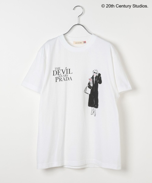 Andemiu(アンデミュウ)の「【Miranda Priestly】Graphic Print T-Shirt(Tシャツ/カットソー・レディース・オフホワイト・FREE)」の2枚目の写真