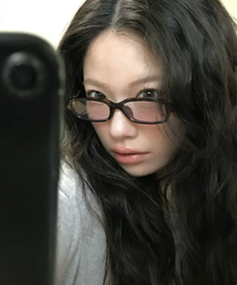 HANGLE EYEWEAR（ハングルアイウェア）の「スリムスクエアラインブラック（サングラス）」