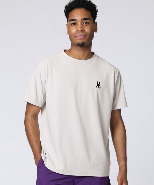 Psycho Bunny(サイコバニー)の「ヴィンテージワッシャーパイル クルーネックTシャツ(Tシャツ/カットソー・メンズ・ライトグレー/ネイビー/チャコールグレー・X-LARGE/LARGE/MEDIUM)」の3枚目の写真