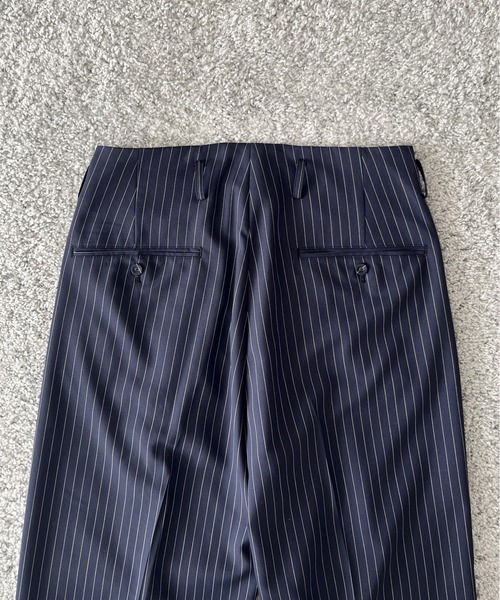 KAIKO(カイコー)の「KAIKO Wool wide slacks(スラックス・メンズ・チェック/グレー系その他/ストライプ・2/1)」の18枚目の写真