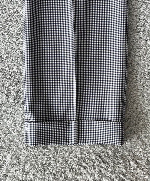 KAIKO(カイコー)の「KAIKO Wool wide slacks(スラックス・メンズ・チェック/グレー系その他/ストライプ・2/1)」の12枚目の写真