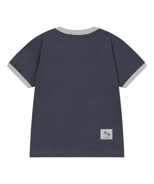 COIRIS(コイリス)の「ホタルレタリング配色リンガー半袖Tシャツ(2カラー)(Tシャツ/カットソー・レディース・ライトグレー/ネイビー・FREE)」の10枚目の写真