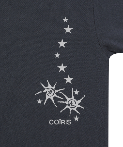 COIRIS(コイリス)の「ホタルレタリング配色リンガー半袖Tシャツ(2カラー)(Tシャツ/カットソー・レディース・ライトグレー/ネイビー・FREE)」の12枚目の写真