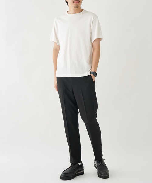 MAGASIN DE MODE TOOLS(マガジンデモードトゥールズ)の「【MAGASIN DE MODE TOOLS】杢トロバックシャーリングパンツ MZJ(その他パンツ・メンズ・ブラック/チャコールグレー/ネイビー・M/L/LL)」の19枚目の写真