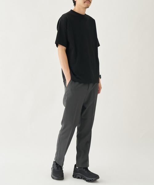 MAGASIN DE MODE TOOLS(マガジンデモードトゥールズ)の「【MAGASIN DE MODE TOOLS】杢トロバックシャーリングパンツ MZJ(その他パンツ・メンズ・ブラック/チャコールグレー/ネイビー・M/L/LL)」の10枚目の写真