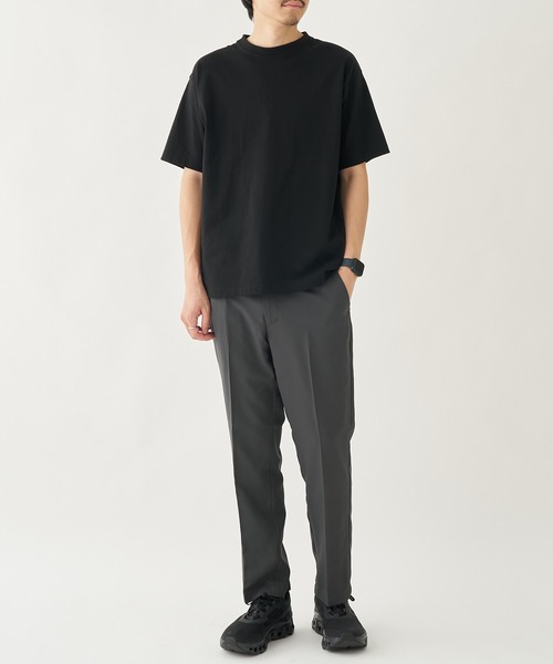 MAGASIN DE MODE TOOLS(マガジンデモードトゥールズ)の「【MAGASIN DE MODE TOOLS】杢トロバックシャーリングパンツ MZJ(その他パンツ・メンズ・ブラック/チャコールグレー/ネイビー・M/L/LL)」の11枚目の写真
