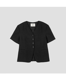 V-NECK HALF SLEEVE JACKET (JK-3070)