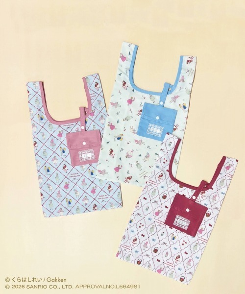 sanrio(サンリオ)の「くらはしれい×サンリオキャラクターズエコバッグ(エコバッグ/サブバッグ・レディース・ベージュ/アイボリー/グリーン・FREE)」の11枚目の写真