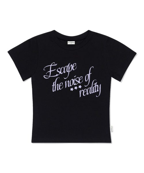 ESCAPEFROM(エスケープフロム)の「ザ・ノイズプリントスリムフィット半袖Tシャツブラック(Tシャツ/カットソー・レディース・その他・LARGE/MEDIUM)」の3枚目の写真