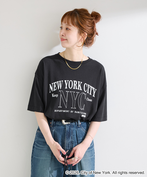 GOOD ROCK SPEED(グッドロックスピード)の「GOOD ROCK SPEED / グッドロックスピード NYC S/S Tshirts(Tシャツ/カットソー・レディース・ブラック/ライトグレー/アイボリー・FREE)」の6枚目の写真
