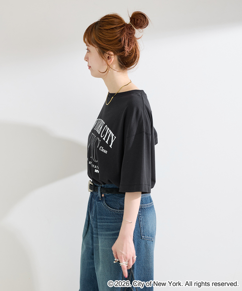 GOOD ROCK SPEED(グッドロックスピード)の「GOOD ROCK SPEED / グッドロックスピード NYC S/S Tshirts(Tシャツ/カットソー・レディース・ブラック/ライトグレー/アイボリー・FREE)」の8枚目の写真