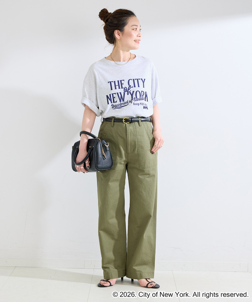 GOOD ROCK SPEED(グッドロックスピード)の「GOOD ROCK SPEED / グッドロックスピード NYC S/S Tshirts(Tシャツ/カットソー・レディース・ブラック/ライトグレー/アイボリー・FREE)」の10枚目の写真