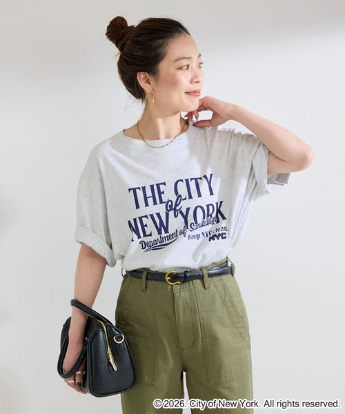 GOOD ROCK SPEED(グッドロックスピード)の「GOOD ROCK SPEED / グッドロックスピード NYC S/S Tshirts(Tシャツ/カットソー・レディース・ブラック/ライトグレー/アイボリー・FREE)」の13枚目の写真