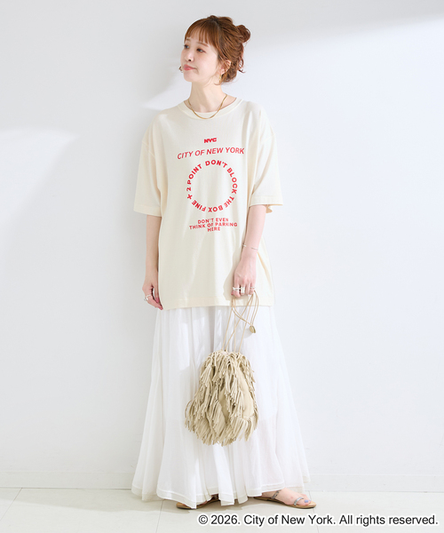 GOOD ROCK SPEED(グッドロックスピード)の「GOOD ROCK SPEED / グッドロックスピード NYC S/S Tshirts(Tシャツ/カットソー・レディース・ブラック/ライトグレー/アイボリー・FREE)」の16枚目の写真
