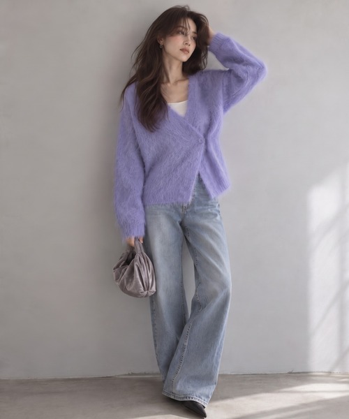 モデル身長：158cm
着用サイズ：FREE