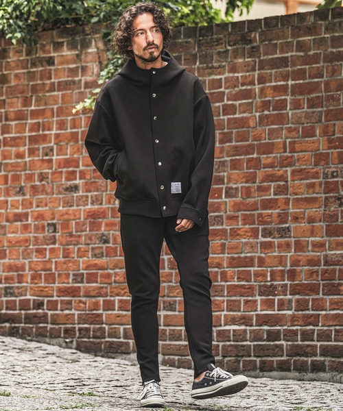 wjk reluxe(ダブルジェーケーリラックス)の「mpa4185- Double Knit Hoodie パーカー(WR26W-20)(パーカー・メンズ・トップグレー/ブラック/ネイビー・L/M/S)」の6枚目の写真