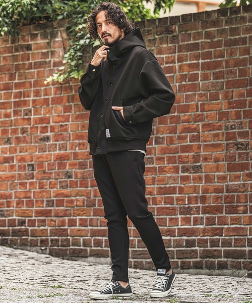 wjk reluxe(ダブルジェーケーリラックス)の「mpa4185- Double Knit Hoodie パーカー(WR26W-20)(パーカー・メンズ・トップグレー/ブラック/ネイビー・L/M/S)」の7枚目の写真